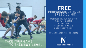 Performance Edge: Speed Clinic @ N1 Motion | Maple Grove | Minnesota | United States